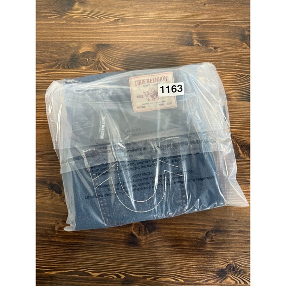 True Religion Crystal Skinny Jeans Womens 30 Blue Denim Mid-Rise Jennie Curvy - Picture 10 of 10